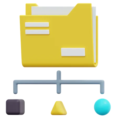 Data Classification  3D Icon