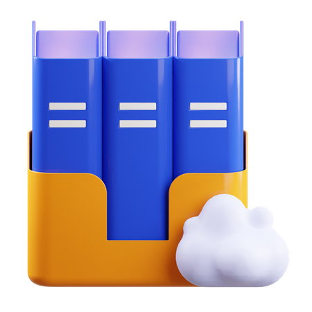 Data Cloud  3D Icon