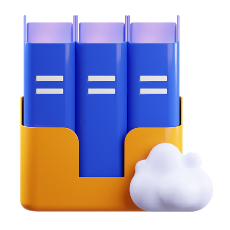 Data Cloud 3D Icon