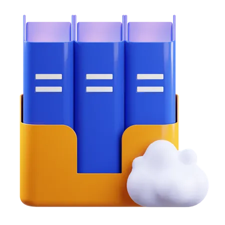Data Cloud 3D Icon