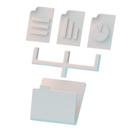 데이터 수집  3D Icon