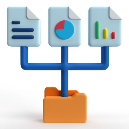 Data Collection  3D Icon