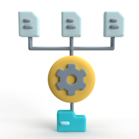 Data Collection  3D Icon