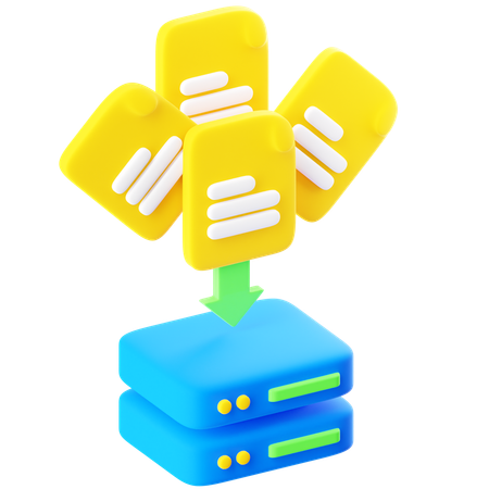 Data Collection  3D Icon