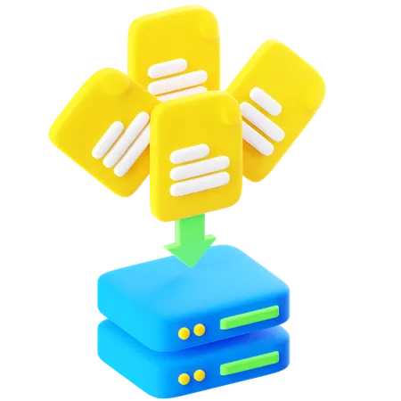 Data Collection  3D Icon