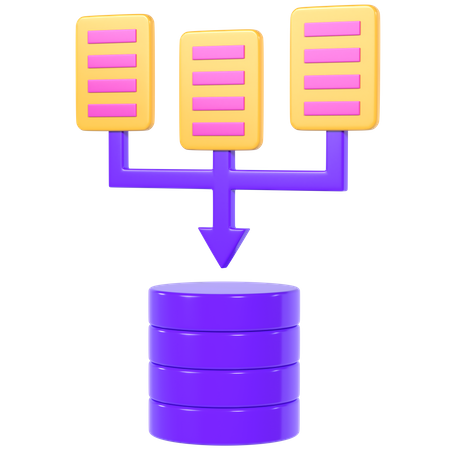Data Collection  3D Icon