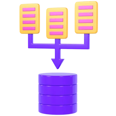 Data Collection  3D Illustration