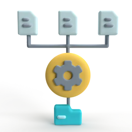 Data Collection  3D Icon