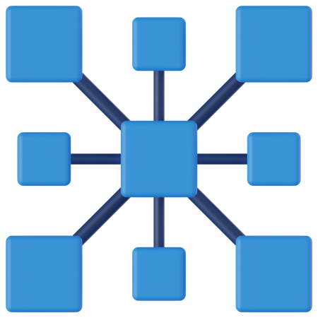 Data Complexity 3D Icon