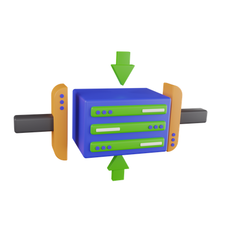 Data Compression  3D Icon