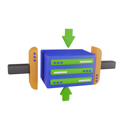 Data Compression  3D Icon