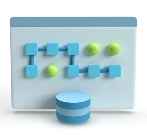 Data Concept  3D Icon