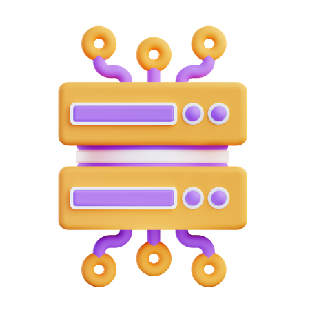 Data Connection  3D Icon