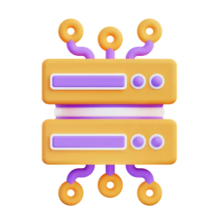 Data Connection  3D Icon