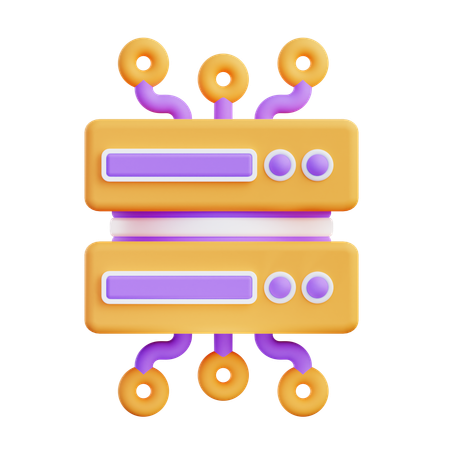 Data Connection  3D Icon