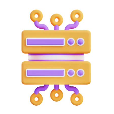 Data Connection  3D Icon