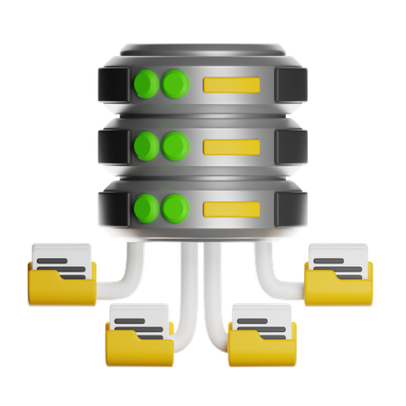 Data Connection  3D Icon