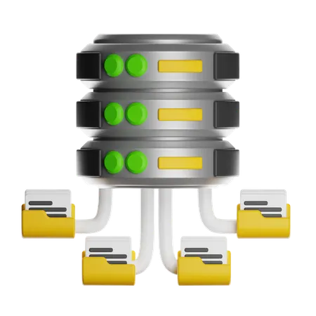 Data Connection  3D Icon