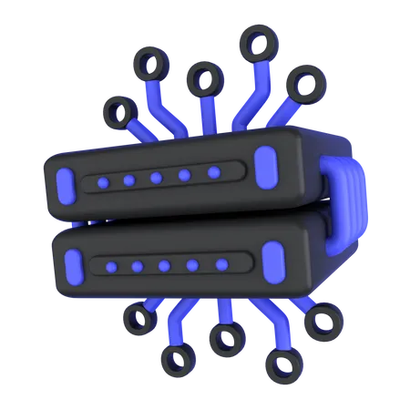 Data Connection  3D Icon