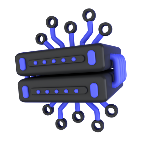 Data Connection  3D Icon