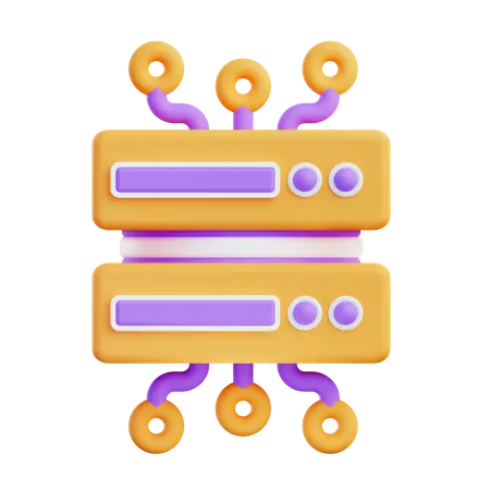Data Connection 3D Icon