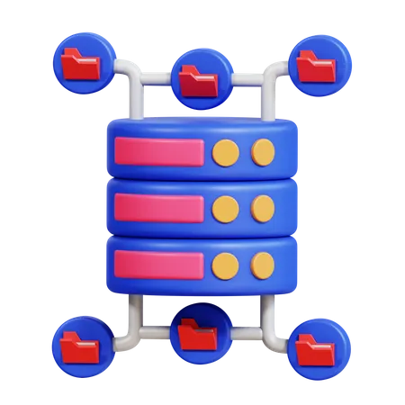 Data Connection  3D Icon