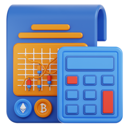 Data Crypto  3D Icon