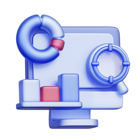 Data Dashboard  3D Icon