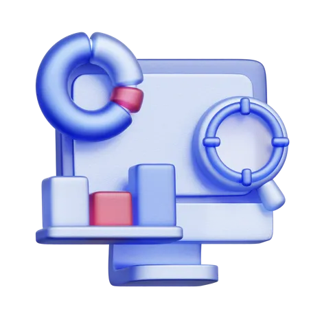 Data Dashboard  3D Icon