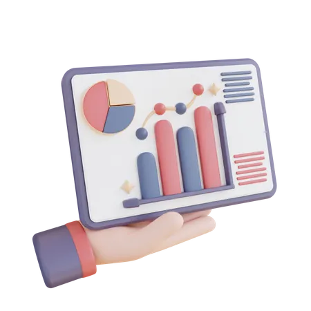 Data Dashboard  3D Icon