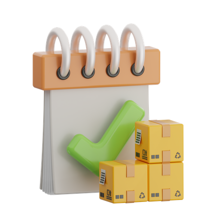Data de entrega  3D Icon