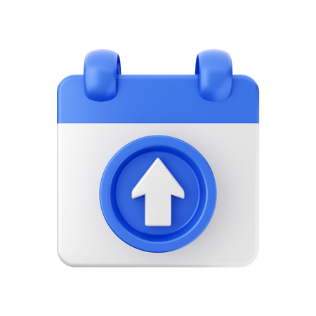 Data de upload  3D Icon