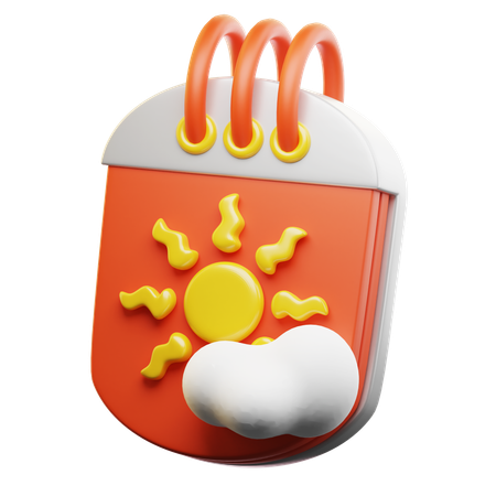 Data de verão  3D Icon