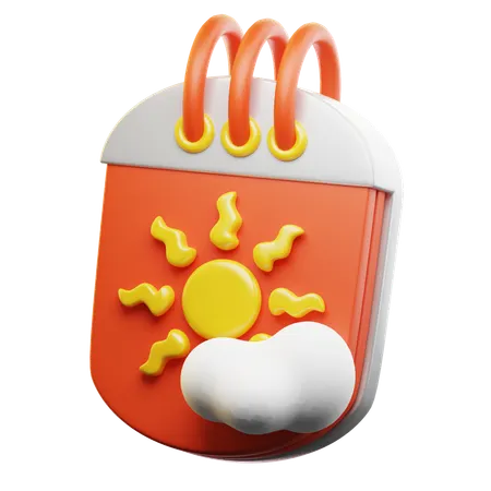 Data de verão  3D Icon