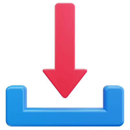 Data Download  3D Icon