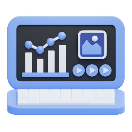 Data Driven Content  3D Icon