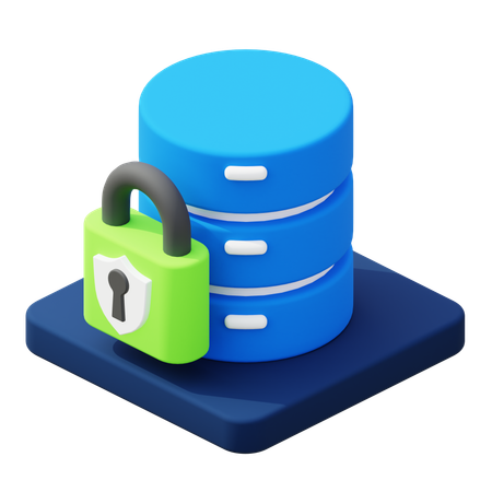 Data Encrypt  3D Icon