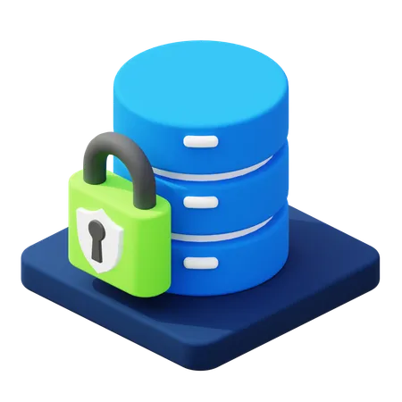 Data Encrypt  3D Icon