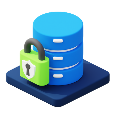Data Encrypt  3D Icon