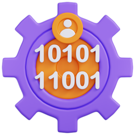 Data Encryption  3D Icon