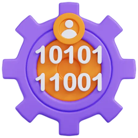 Data Encryption  3D Icon
