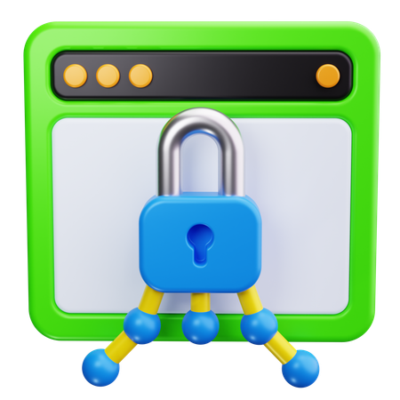 Data Encryption  3D Icon