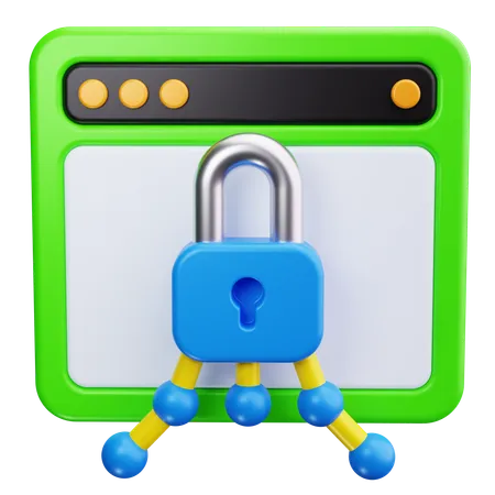 Data Encryption  3D Icon