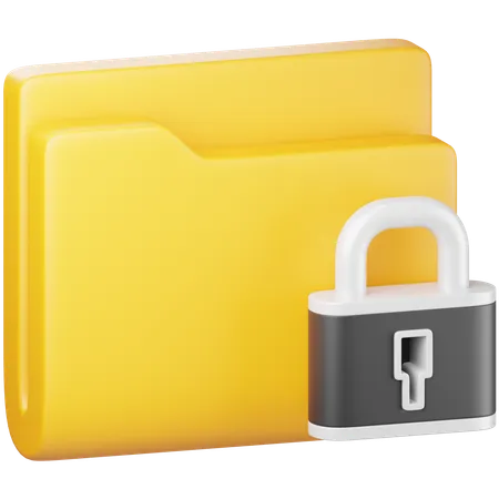 Data Encryption  3D Icon