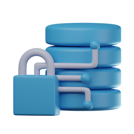 Data Encryption  3D Icon