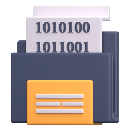 Data Encryption  3D Icon