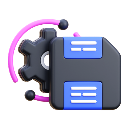 Data Error Recovery  3D Icon