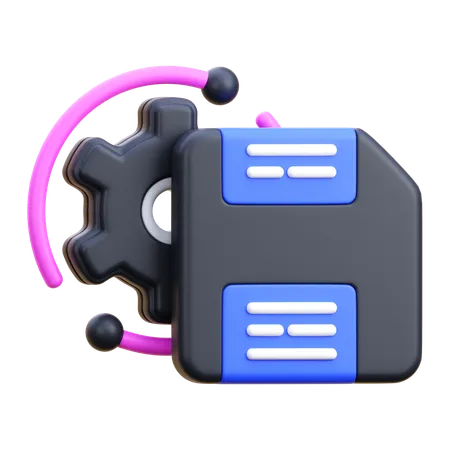 Data Error Recovery  3D Icon