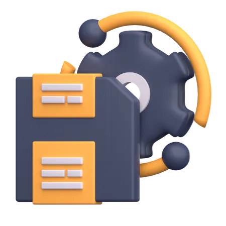 Data Error Recovery  3D Icon