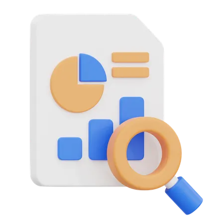 Data Exploration  3D Icon